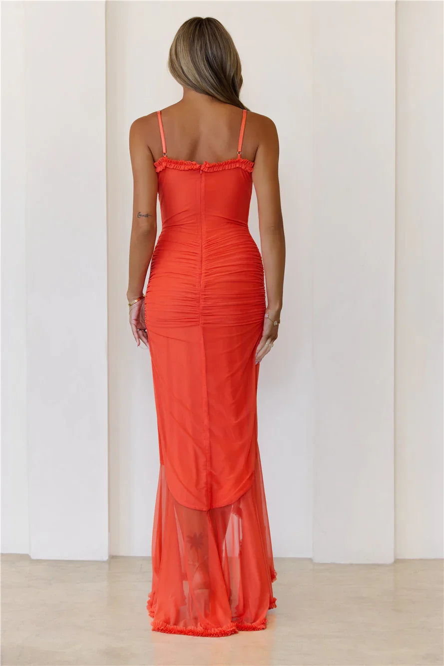 The VIP Vibe Maxi Dress Orange
