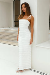 Vacation Mode Maxi Dress White